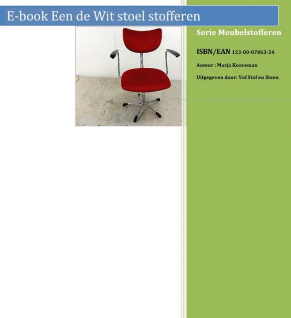 E-book een de Wit stoel bekleden